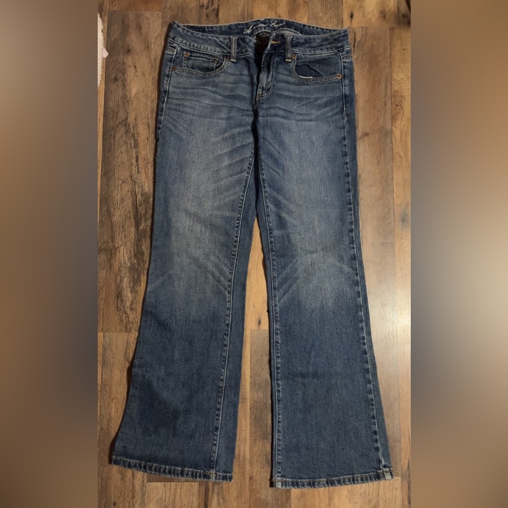 American Eagle Outfitters Dark Blue Flare Jeans